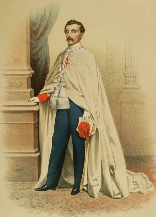 Framed Print : Knight of the Order of Santiago wearing ceremonial dress Framed Print : Knight of the Order of Santiago wearing ceremonial dress