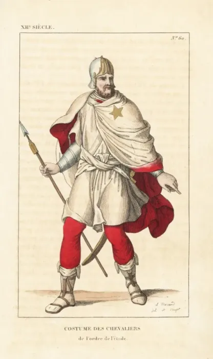 Framed Print : Knight of the Order of the Star, founded in 1352 Framed Print : Knight of the Order of the Star, founded in 1352
