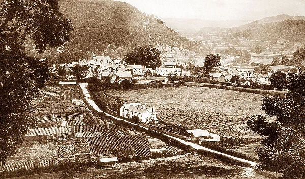 Knighton from The Garth early 1900s