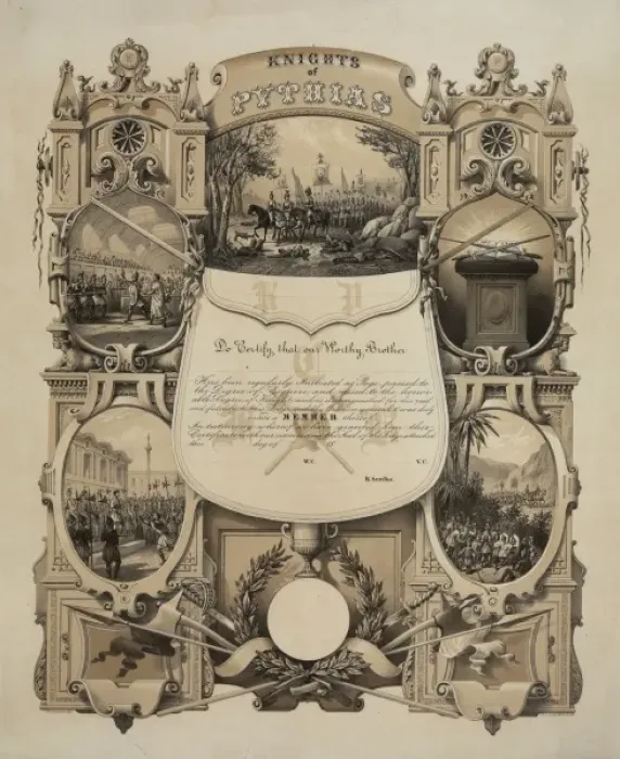 Framed Print : Knights of Pythias Framed Print : Knights of Pythias