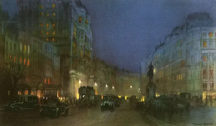 Framed Print : Knightsbridge, London 1926 Framed Print : Knightsbridge, London 1926