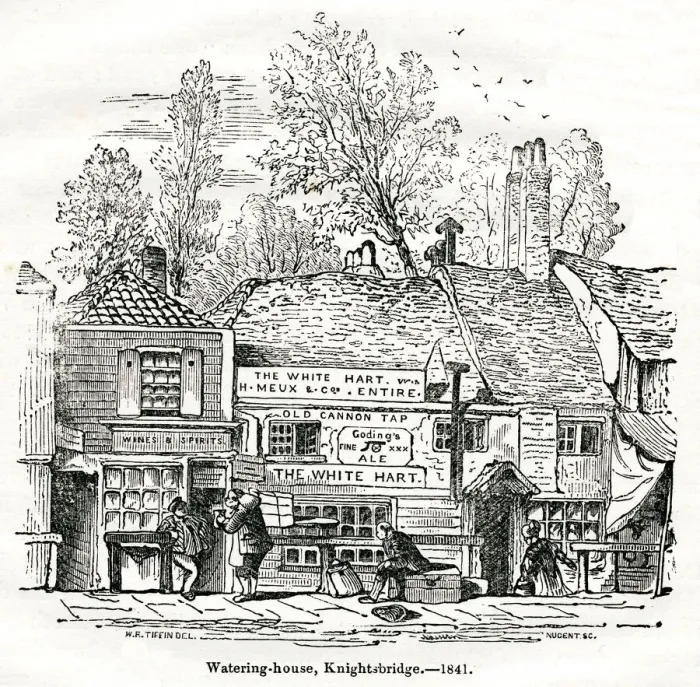 Framed Print : Knightsbridge Pub 1841