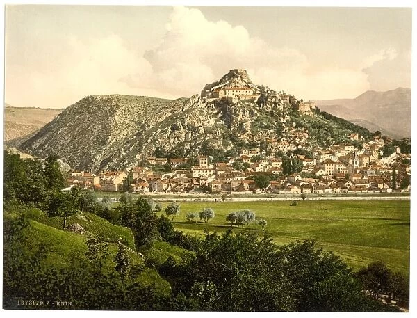 Knin, general view, Dalmatia, Austro-Hungary