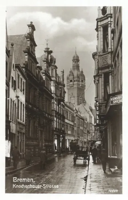 Framed Print : Knochenhauerstrasse, Bremen, Germany Framed Print : Knochenhauerstrasse, Bremen, Germany