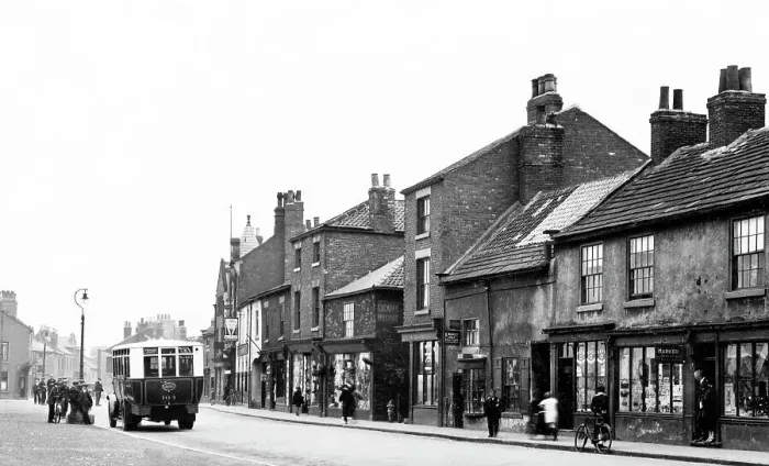 Framed Print : Knottingley Aire Street probably 1920s Framed Print : Knottingley Aire Street probably 1920s