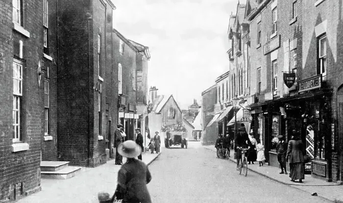 Framed Print : Knutsford Princess Street probably 1920s Framed Print : Knutsford Princess Street probably 1920s