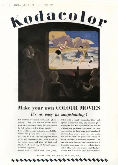 Framed Print : Kodak Advert 1929 (B&eve Framed Print : Kodak Advert 1929 (B&eve