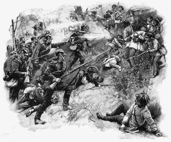 Framed Print : Koeniggratz - Bayonets Framed Print : Koeniggratz - Bayonets