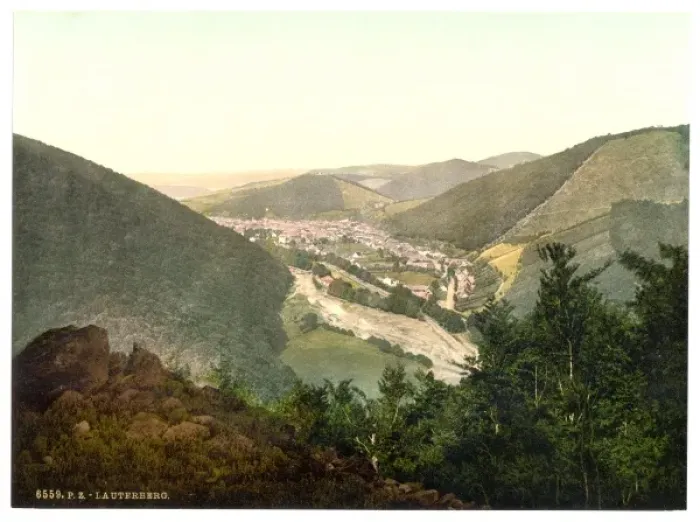 Framed Print : From Koenigstein, Lauterberg (i. e. Bad Lauterberg im Harz) Framed Print : From Koenigstein, Lauterberg (i. e. Bad Lauterberg im Harz)