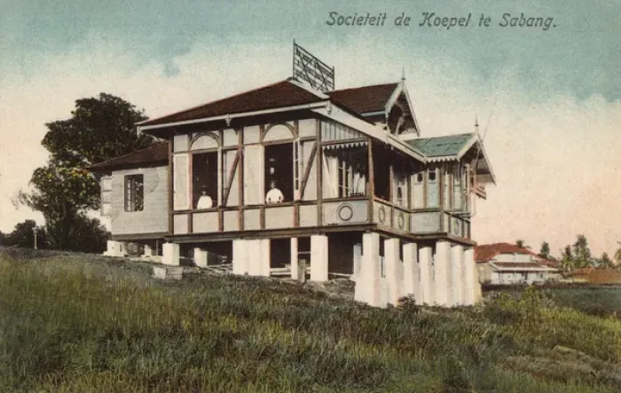 Framed Print : De Koepel Society building, Sabang, Sumatra, Indonesia Framed Print : De Koepel Society building, Sabang, Sumatra, Indonesia
