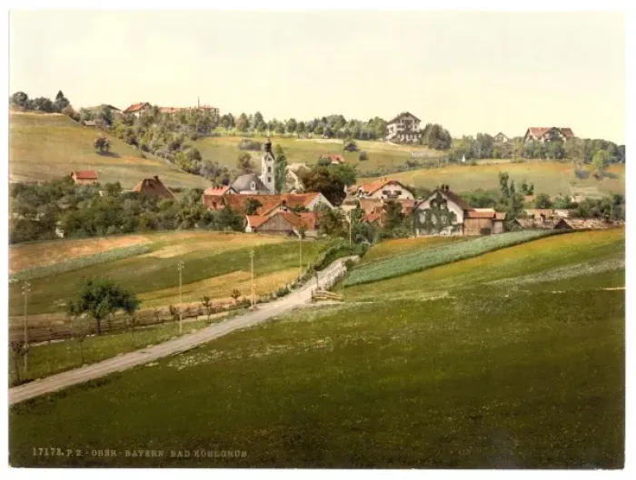 Framed Print : Kohlgrub Bad (i. e. Bad Kohlgrub), Upper Bavaria, Germany Framed Print : Kohlgrub Bad (i. e. Bad Kohlgrub), Upper Bavaria, Germany