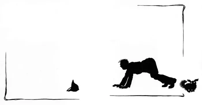 Framed Print : Koko accidentally trips up a policeman Framed Print : Koko accidentally trips up a policeman