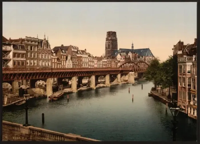 Framed Print : The Kolk, Rotterdam, Holland Framed Print : The Kolk, Rotterdam, Holland