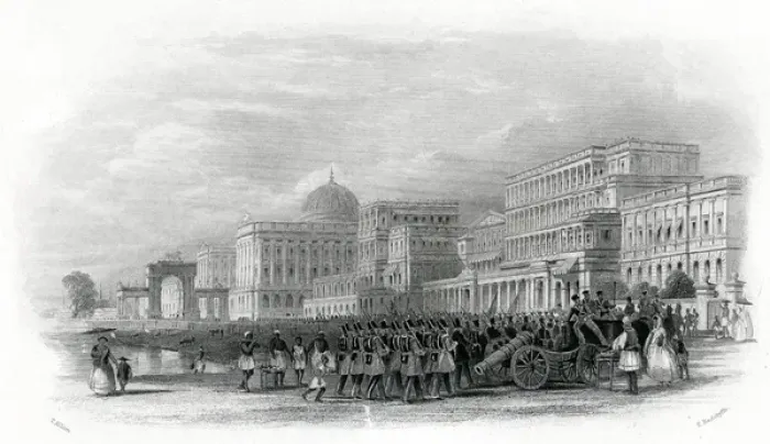 Framed Print : Kolkata - The Esplanade Framed Print : Kolkata - The Esplanade