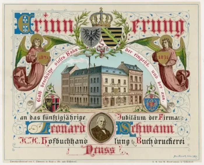 Framed Print : Koln Bookseller Jubilee