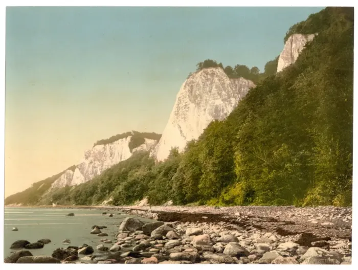 Framed Print : The Konigsstuhl, seen from strand, Stubbenkammer, Isle of Ru Framed Print : The Konigsstuhl, seen from strand, Stubbenkammer, Isle of Ru