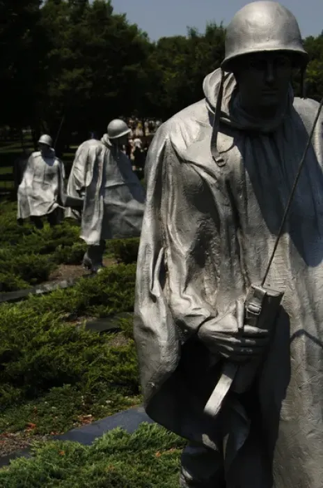 Framed Print : Korean War Veterans Memorial (1995). Washington D. C. United Framed Print : Korean War Veterans Memorial (1995). Washington D. C. United