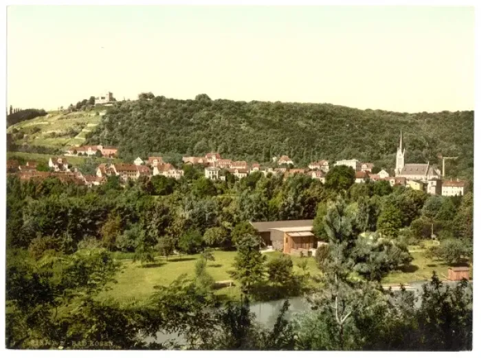 Framed Print : Kosen-les-Bains (i. e, Bad Kosen), Thuringia, Germany Framed Print : Kosen-les-Bains (i. e, Bad Kosen), Thuringia, Germany