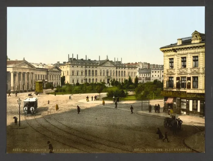 Framed Print : Krasinski Place, Warsaw, Russia (i. e. Warsaw, Poland) Framed Print : Krasinski Place, Warsaw, Russia (i. e. Warsaw, Poland)