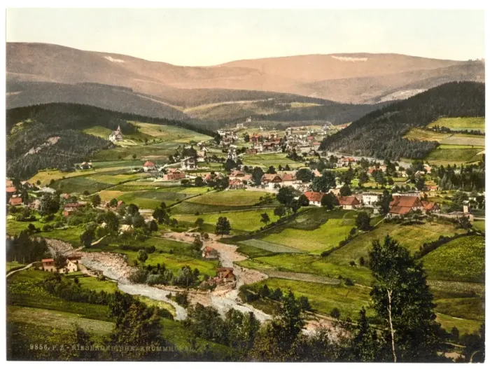 Framed Print : Krummhubel, Riesengebirge, Germany (i. e. Karpacz, Poland)