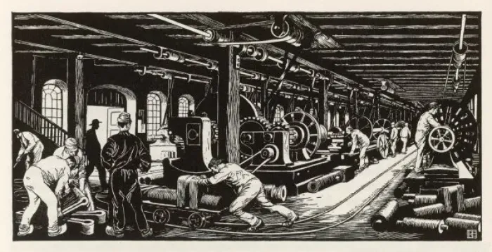 Framed Print : Krupp: Machine Shop 1