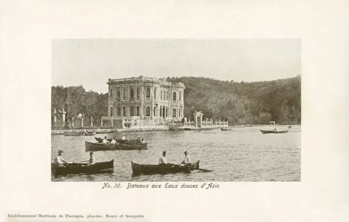 Framed Print : Kucuksu Palace, Sweet Waters of Asia Minor, Bosphorus, Istanbul, Turkey. Date Framed Print : Kucuksu Palace, Sweet Waters of Asia Minor, Bosphorus, Istanbul, Turkey. Date