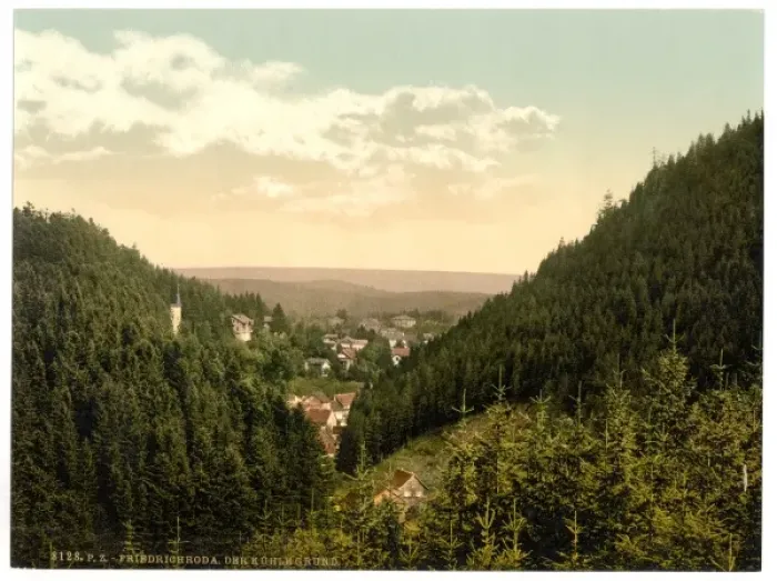 Framed Print : The Kuhle Grund, Friedrichroda, Thuringia, Germany Framed Print : The Kuhle Grund, Friedrichroda, Thuringia, Germany