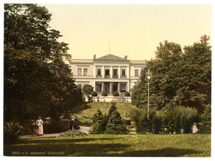 Framed Print : Kurhaus, Misdroy, Pommeraina, Germany (i. e. Miedzyzdroje Framed Print : Kurhaus, Misdroy, Pommeraina, Germany (i. e. Miedzyzdroje