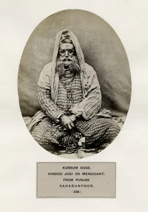 Framed Print : Kurrrum Doss, Hindoo jogi or mendicant, from Punjab