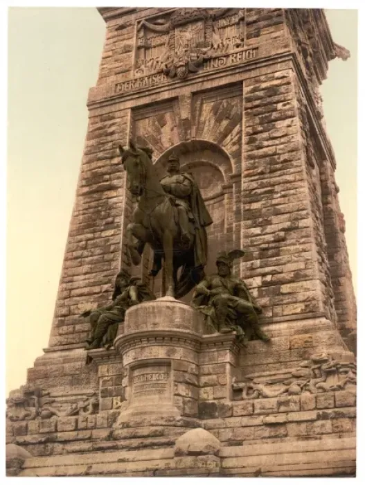 Framed Print : Kyffhauser and Monument of William I, Thuringia, Germany Framed Print : Kyffhauser and Monument of William I, Thuringia, Germany