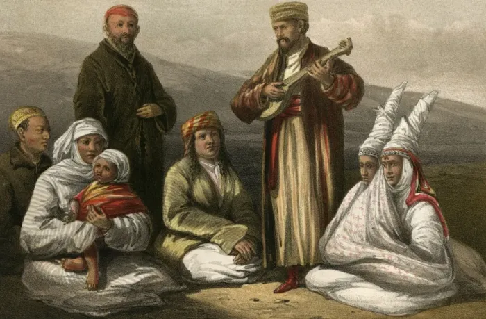 Framed Print : Kyrgyz and Brides Framed Print : Kyrgyz and Brides