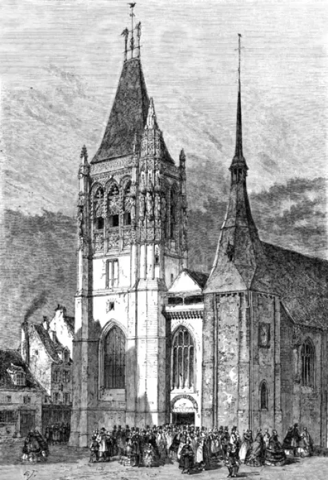 Framed Print : L Aigle, France - Church of Saint-Martin Framed Print : L Aigle, France - Church of Saint-Martin
