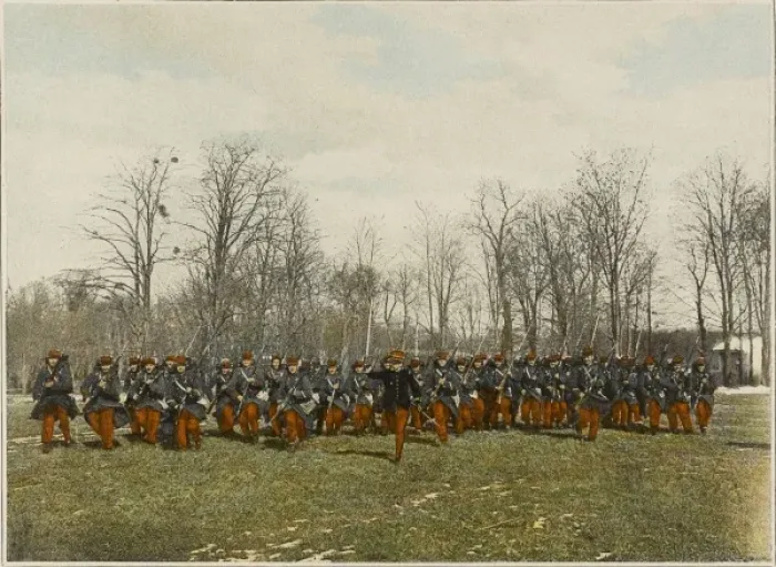Framed Print : L ATTAQUE. Led by their commander, wielding his sabre Framed Print : L ATTAQUE. Led by their commander, wielding his sabre