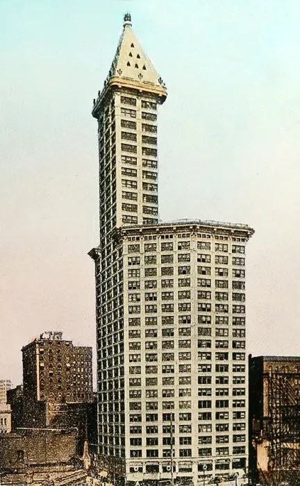 Framed Print : L C Smith Building, Seattle, probably 1920s Framed Print : L C Smith Building, Seattle, probably 1920s