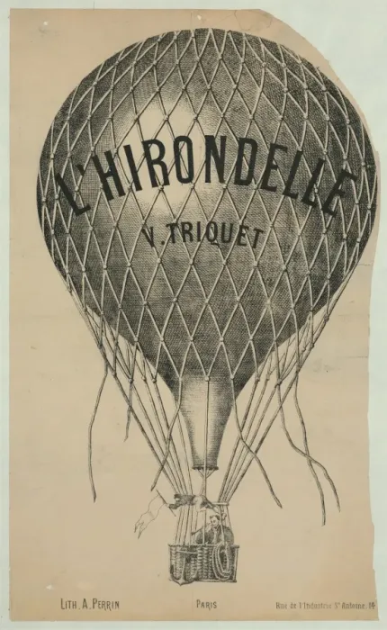 Framed Print : L Hirondelle. V. Triquet Framed Print : L Hirondelle. V. Triquet