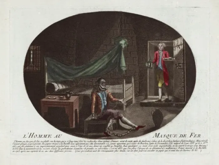 Framed Print : L homme au masque de fer