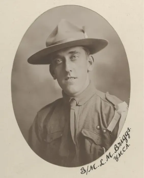 Framed Print : L M Briggs, YMCA Scout Troop