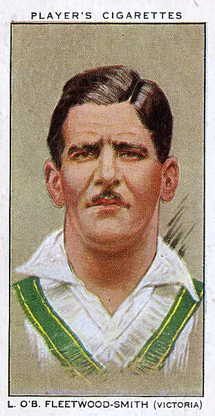 L O B Fleetwood-Smith, Australian cricketer, Victoria