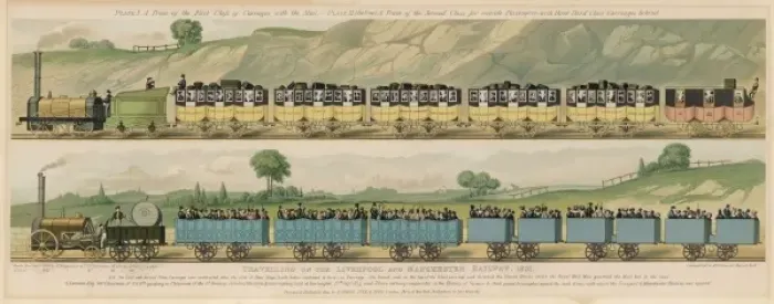 Framed Print : L POOL / M CHESTER RAILWAY Framed Print : L POOL / M CHESTER RAILWAY