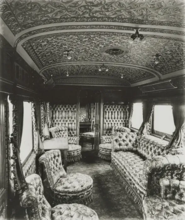 Framed Print : L & SWR lounge on Royal Train Framed Print : L & SWR lounge on Royal Train