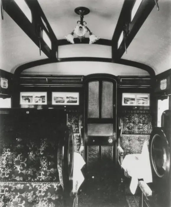 Framed Print : L & SWR Ocean Special - 1st class dining car Framed Print : L & SWR Ocean Special - 1st class dining car