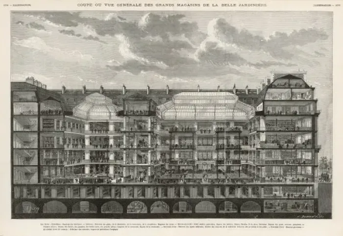 Framed Print : LA Belle Jardiniere 1878 Framed Print : LA Belle Jardiniere 1878