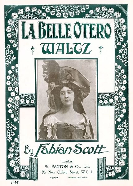 La Belle Otero by Waltz - Music Sheet Cover