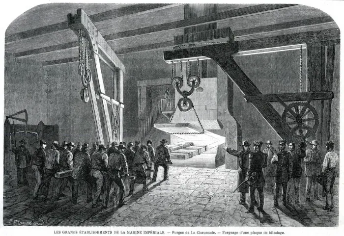 Framed Print : La Chaussade Ironworks, France Framed Print : La Chaussade Ironworks, France