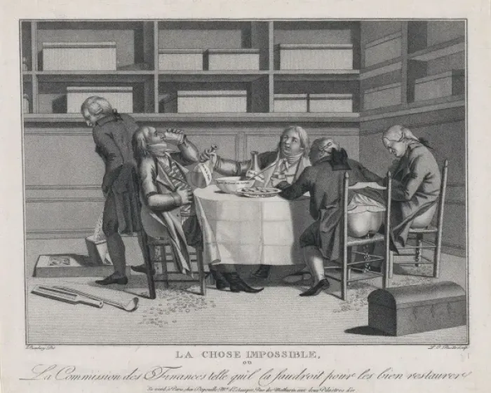 Framed Print : La chose impossible, ou la commission des finances telle qui Framed Print : La chose impossible, ou la commission des finances telle qui