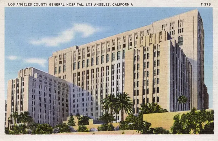 Framed Print : LA County General Hospital, Los Angeles, California, USA Framed Print : LA County General Hospital, Los Angeles, California, USA