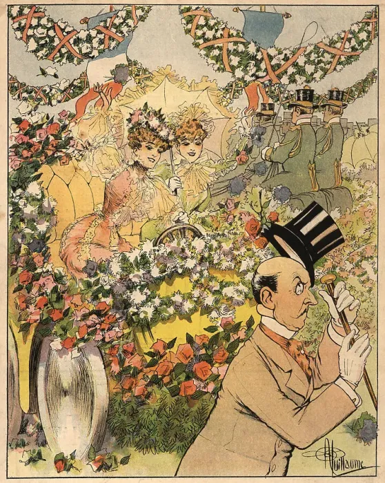 Framed Print : A La Fete Des Fleurs Framed Print : A La Fete Des Fleurs