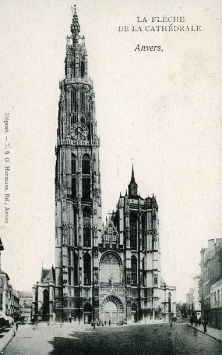 Framed Print : La fl裨e de la Cath餲ale, Anvers - Antwerp, Antwerp Provin Framed Print : La fl裨e de la Cath餲ale, Anvers - Antwerp, Antwerp Provin