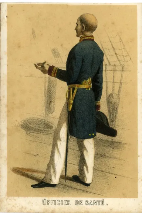 Framed Print : La France Maritime - Medical Officer Framed Print : La France Maritime - Medical Officer