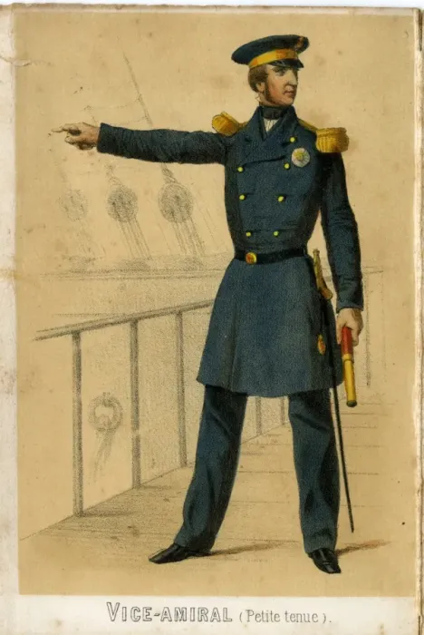 Framed Print : La France Maritime - Vice Admiral Framed Print : La France Maritime - Vice Admiral